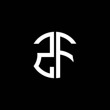 ZF letter logo creative design with vector graphic, Abc simple and modern logo design.
