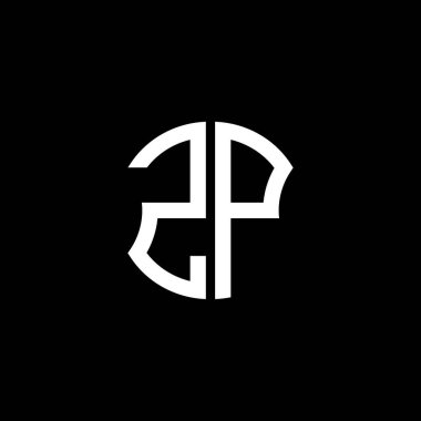 ZP letter logo creative design with vector graphic, Abc simple and modern logo design.