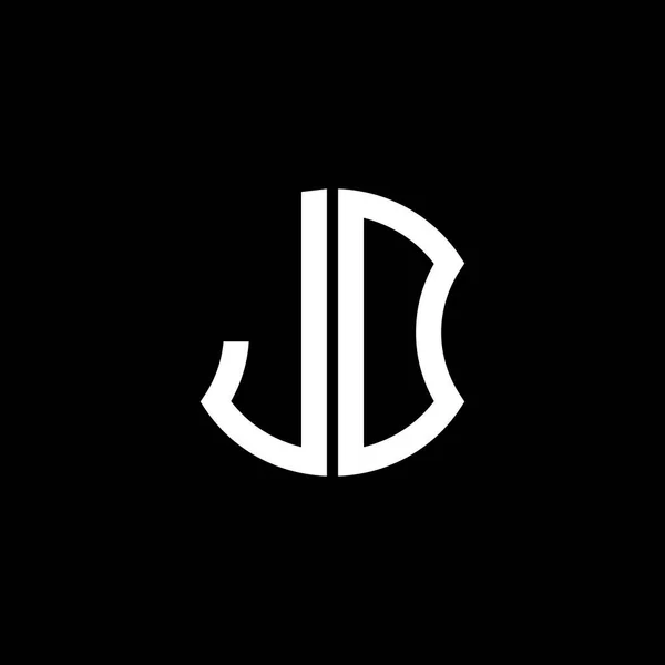 Літерний Логотип Творчий Дизайн Векторною Графікою Abc Простий Сучасний Дизайн — стоковий вектор