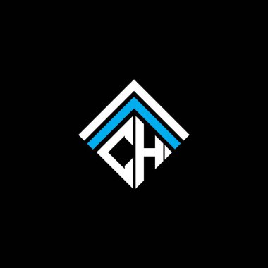 CH letter logo creative design with vector graphic, CH simple and modern logo.