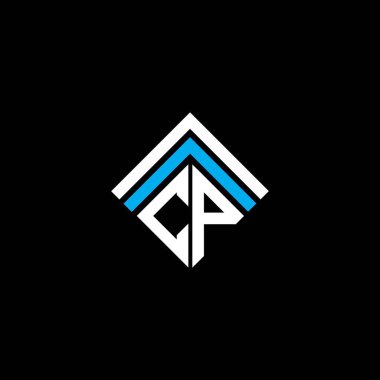 CP letter logo creative design with vector graphic, CP simple and modern logo.