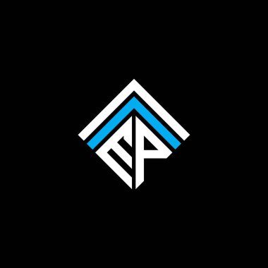 EP letter logo creative design with vector graphic, EP simple and modern logo.