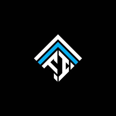 FI letter logo creative design with vector graphic, FI simple and modern logo.