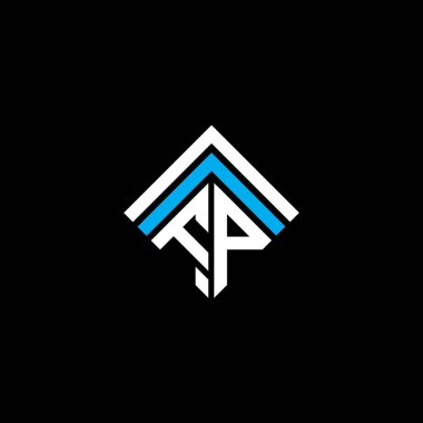 FP letter logo creative design with vector graphic, FP simple and modern logo.