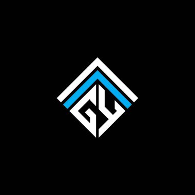 GY letter logo creative design with vector graphic, GY simple and modern logo.