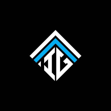 IG letter logo creative design with vector graphic, IG simple and modern logo.