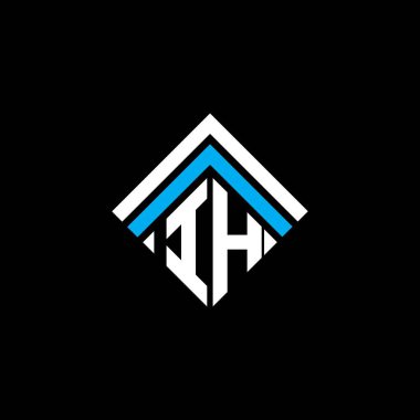 IH letter logo creative design with vector graphic, IH simple and modern logo.