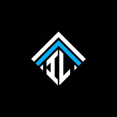IL letter logo creative design with vector graphic, IL simple and modern logo.