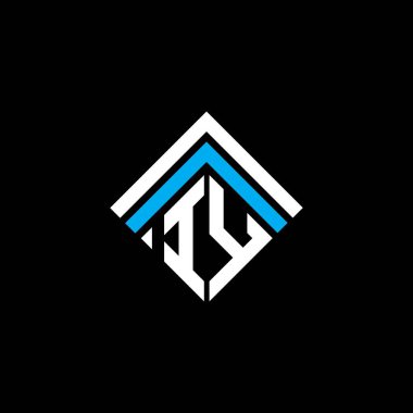 IY letter logo creative design with vector graphic, IY simple and modern logo.