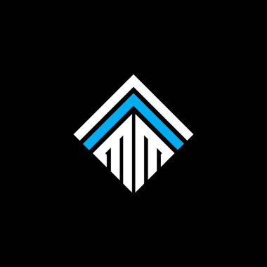 MM letter logo creative design with vector graphic, MM simple and modern logo.