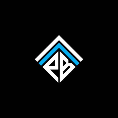 PB letter logo creative design with vector graphic, PB simple and modern logo.