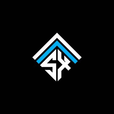 SX letter logo creative design with vector graphic, SX simple and modern logo.