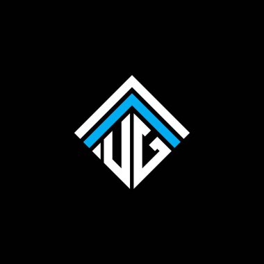 UG letter logo creative design with vector graphic, UG simple and modern logo.