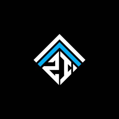 ZI letter logo creative design with vector graphic, ZI simple and modern logo.