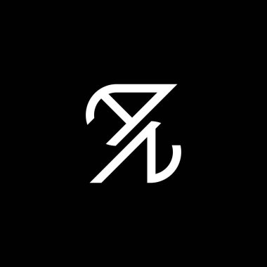AN letter logo creative design with vector graphic, AN simple and modern logo.