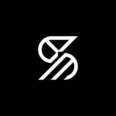 BM letter logo creative design with vector graphic, BM simple and modern logo.