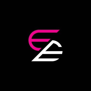EE letter logo creative design with vector graphic, EE simple and modern logo.