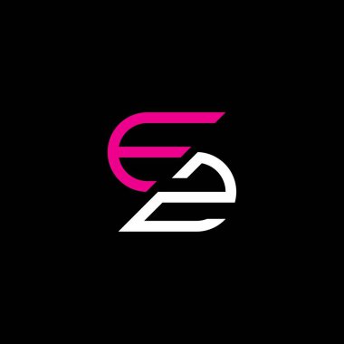EZ letter logo creative design with vector graphic, EZ simple and modern logo.