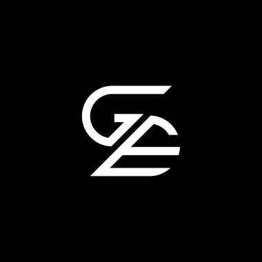 GE letter logo creative design with vector graphic, GE simple and modern logo.