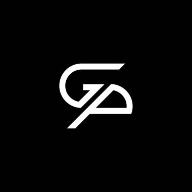 GP letter logo creative design with vector graphic, GP simple and modern logo.