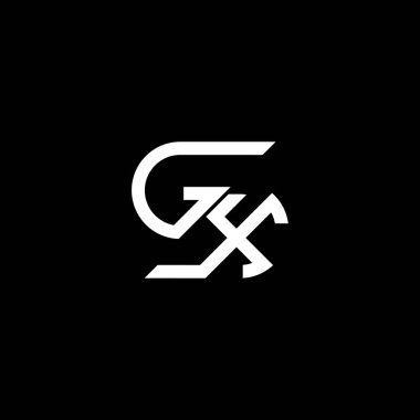 GX letter logo creative design with vector graphic, GX simple and modern logo.