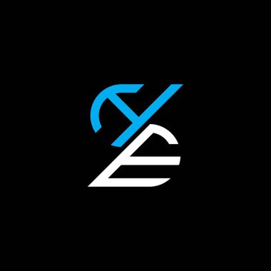 HE letter logo creative design with vector graphic, HE simple and modern logo.
