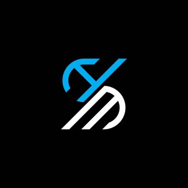 HM letter logo creative design with vector graphic, HM simple and modern logo.