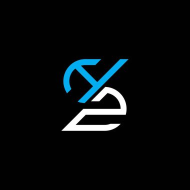 HZ letter logo creative design with vector graphic, HZ simple and modern logo.