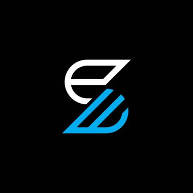 PW letter logo creative design with vector graphic, PW simple and modern logo.