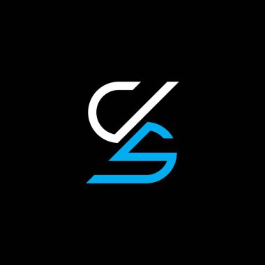 US letter logo creative design with vector graphic, US simple and modern logo.