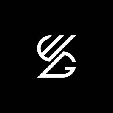 WG letter logo creative design with vector graphic, WG simple and modern logo.