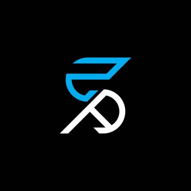 ZA letter logo creative design with vector graphic, ZA simple and modern logo.