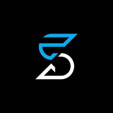 ZJ letter logo creative design with vector graphic, ZJ simple and modern logo.