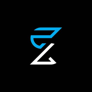 ZL letter logo creative design with vector graphic, ZL simple and modern logo.
