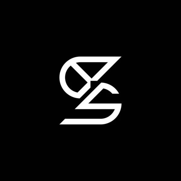 Буква Логотип Креативный Дизайн Векторной Графикой Простой Современный Логотип — стоковый вектор