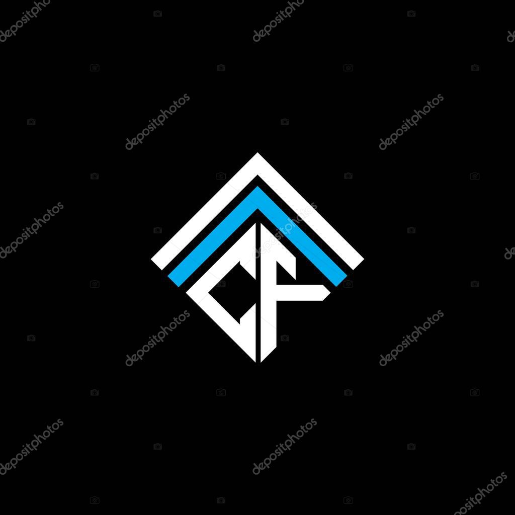 CF letter logo creative design with vector graphic, CF simple and modern logo.