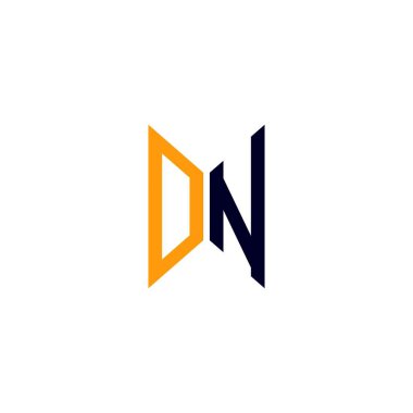 DN letter logo creative design with vector graphic, DN simple and modern logo.