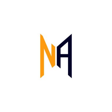 NA letter logo creative design with vector graphic, NA simple and modern logo.