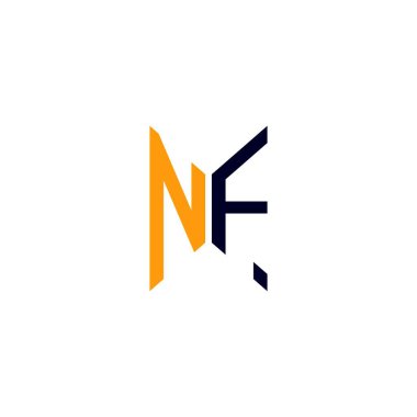 NF letter logo creative design with vector graphic, NF simple and modern logo.