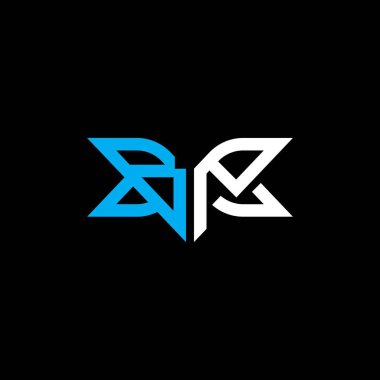 BP letter logo creative design with vector graphic, BP simple and modern logo.