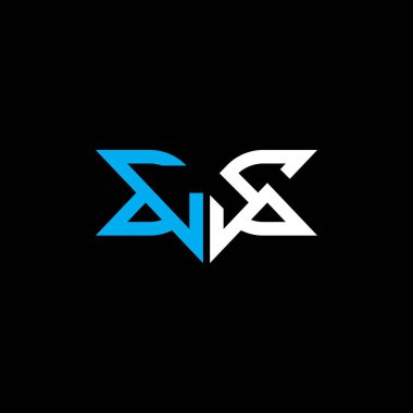 CS letter logo creative design with vector graphic, CS simple and modern logo.