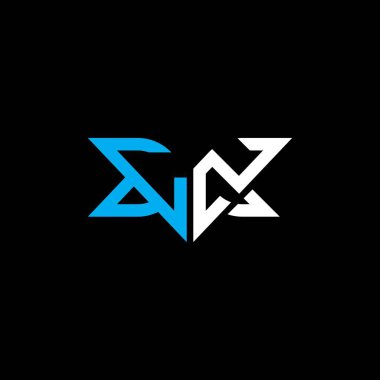 CZ letter logo creative design with vector graphic, CZ simple and modern logo.