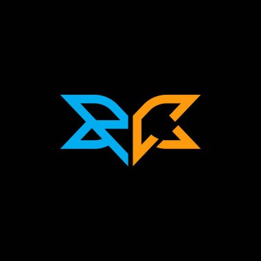 PC letter logo creative design with vector graphic, PC simple and modern logo.