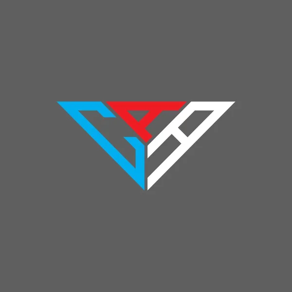 Logo Lettera Caa Design Creativo Con Grafica Vettoriale Logo Caa — Vettoriale Stock