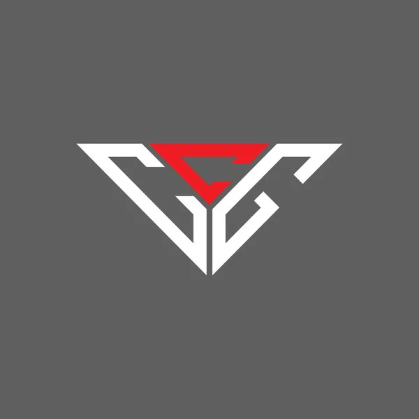 Logo Lettera Ccg Design Creativo Con Grafica Vettoriale Logo Ccg — Vettoriale Stock