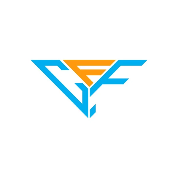 Cff Písmeno Logo Kreativní Design Vektorovou Grafikou Cff Jednoduché Moderní — Stockový vektor