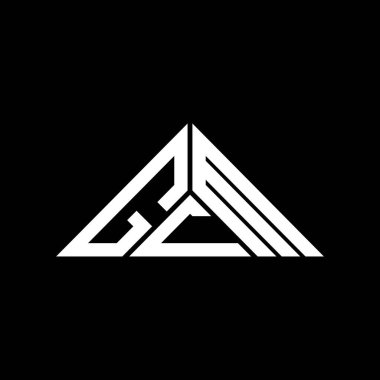 GCM harf logosu yaratıcı tasarım vektör grafik, GCM basit ve modern logo üçgen şeklinde.