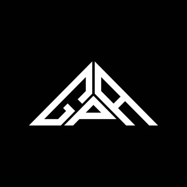Diseño Creativo Del Logotipo Letra Del Gpa Con Gráfico Vectorial — Vector de stock