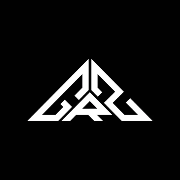 Grz Літери Логотипу Креативний Дизайн Векторною Графікою Grz Простий Сучасний — стоковий вектор