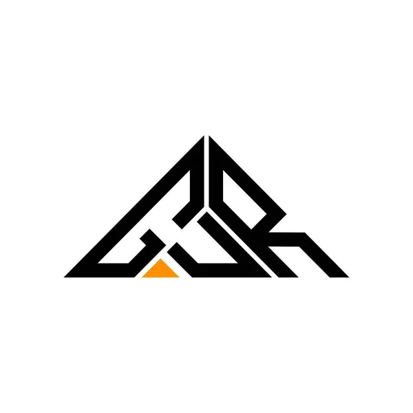 Творческий Дизайн Логотипа Гур Векторной Графикой Простой Современный Логотип Гур — стоковый вектор